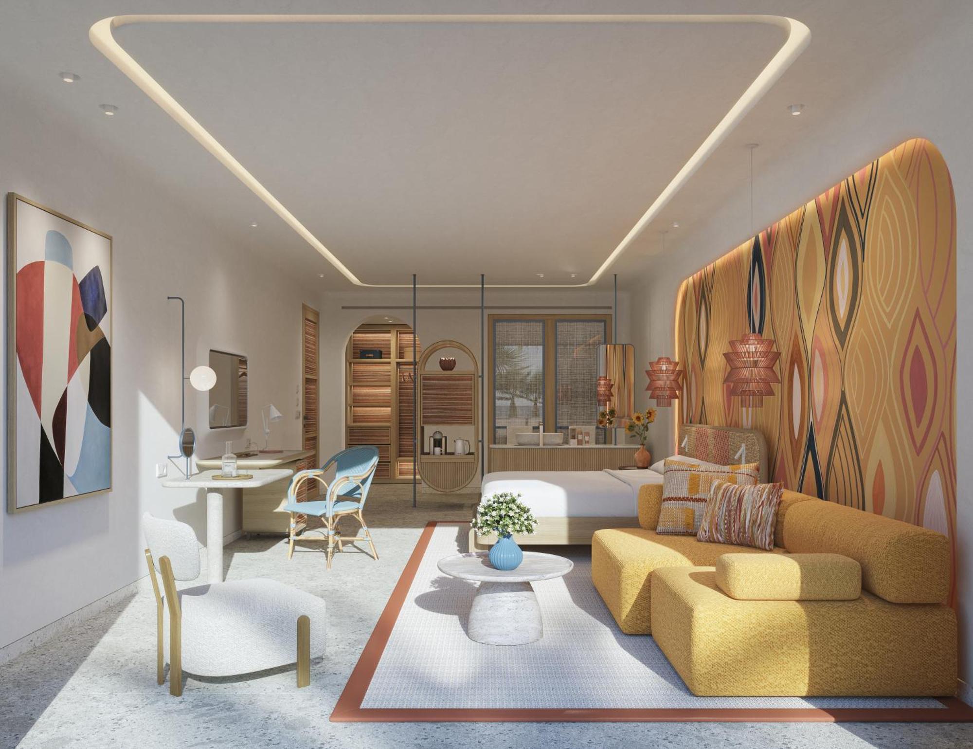Myconian Sunrise Relais & Chateaux Hotel Agrari  Kamer foto